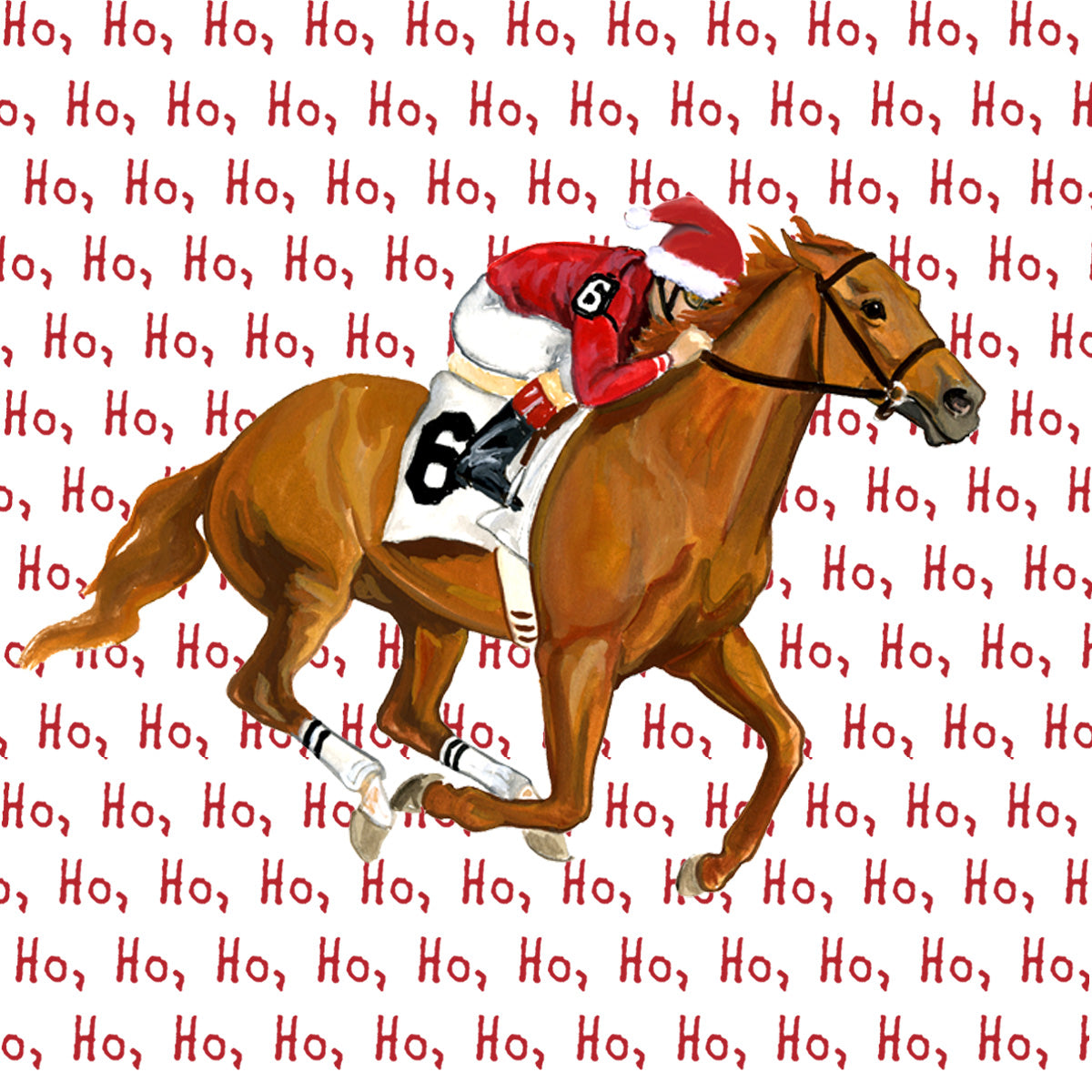 Race Horse Christmas Coasters