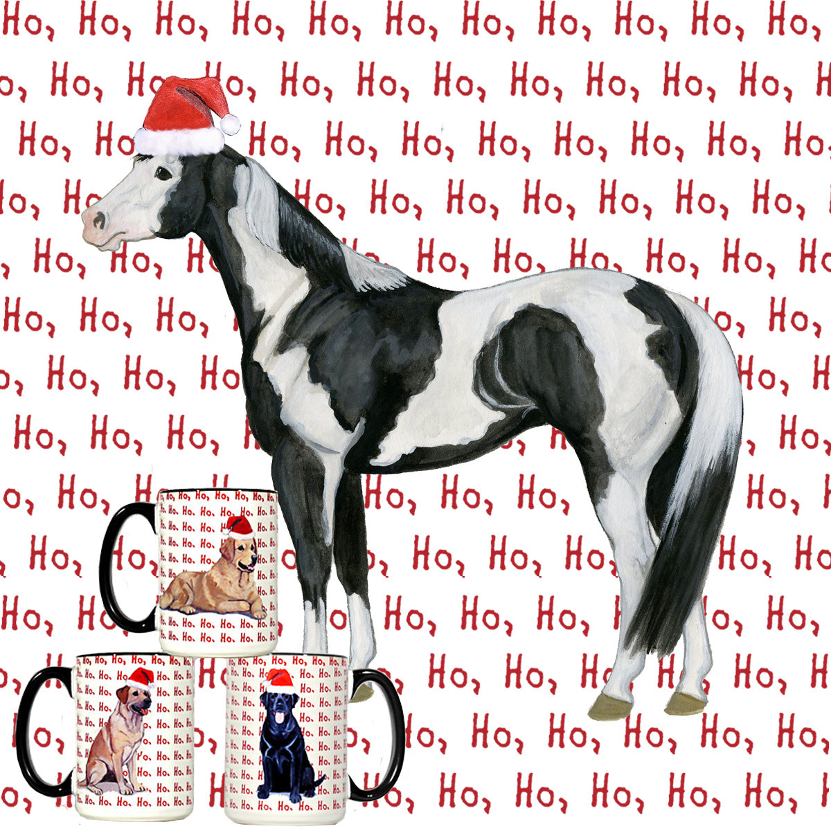 Paint Horse Christmas Mug