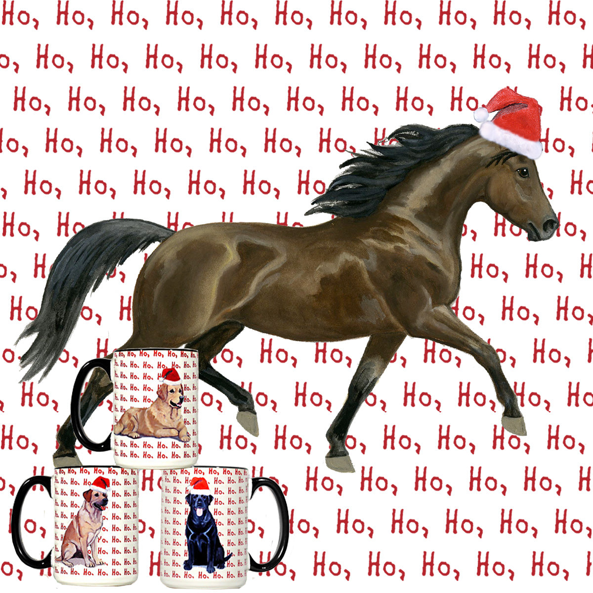 Morgan Horse Christmas Mug