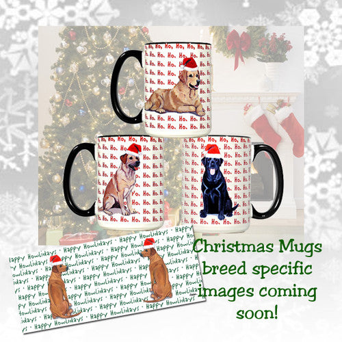 Border Terrier Christmas Mugs
