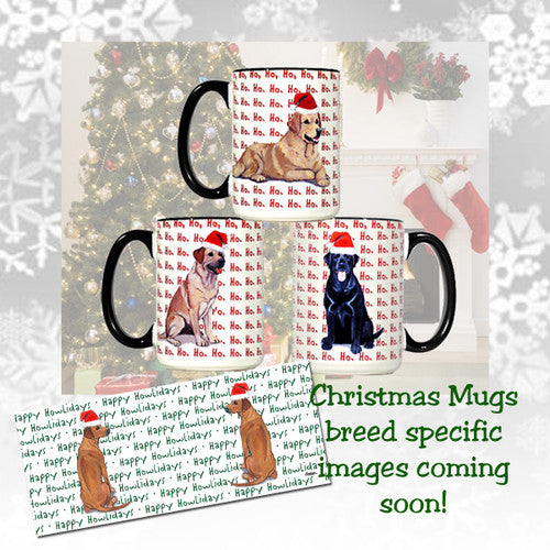 Calico Cat Christmas Mugs