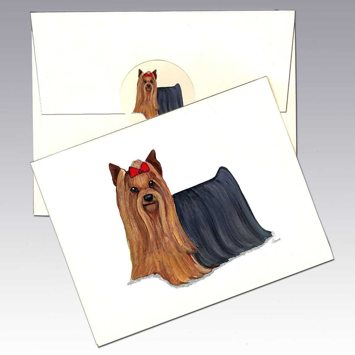 Yorkshire Terrier Note Cards