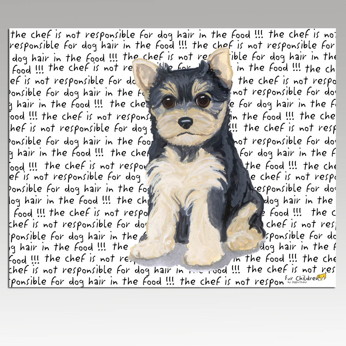 Yorkshire Terrier Puppy Cutting Board