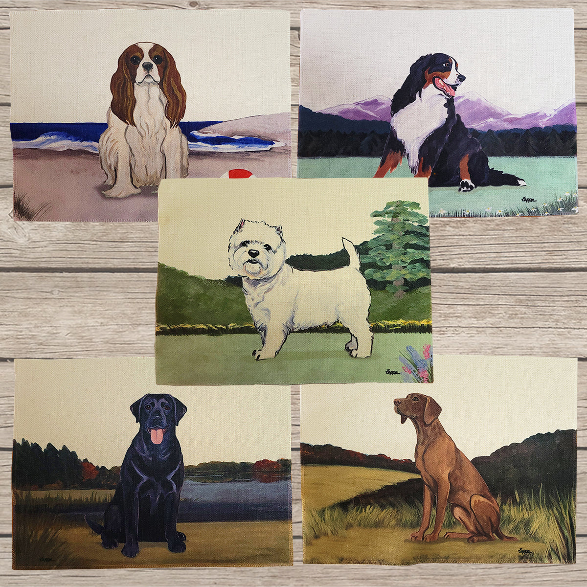 Parson Russell Terrier Scenic Placemats