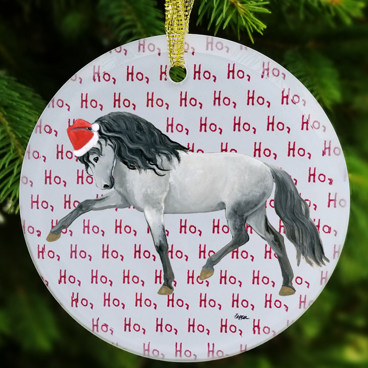 Andalusian Horse Christmas Ornaments