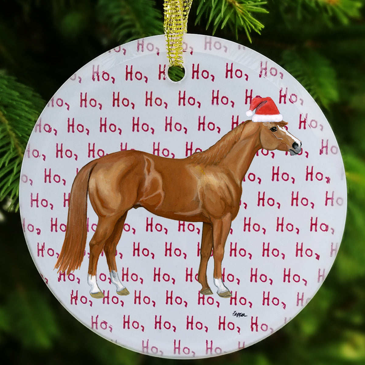 Quarter Horse Christmas Ornaments