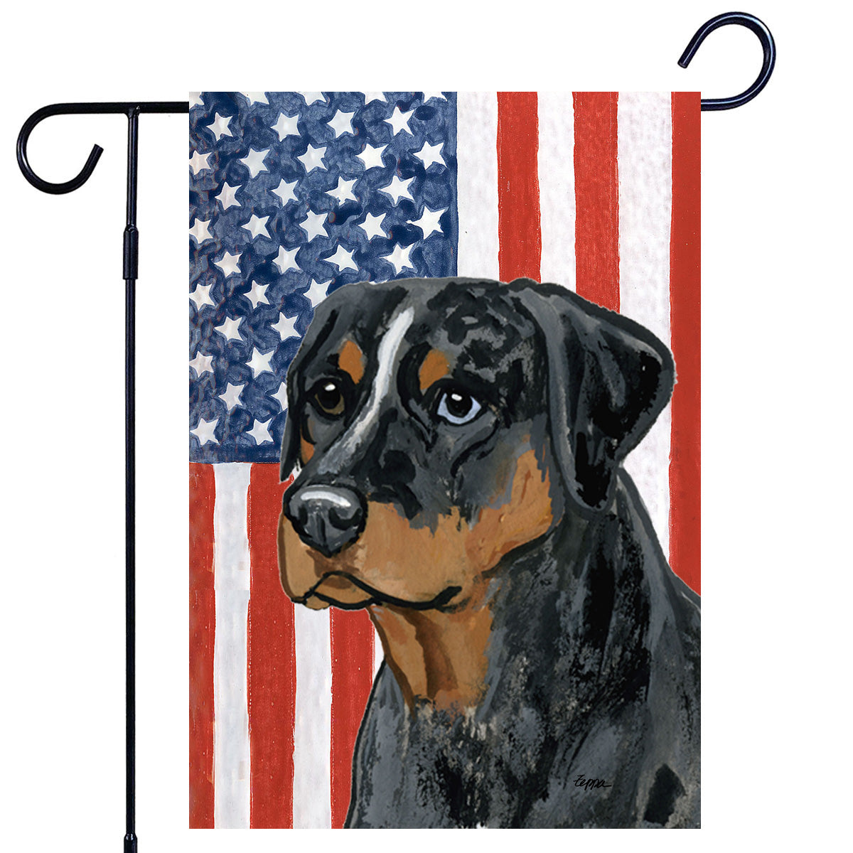 Catahoula Leopard Dog Americana Garden Flag