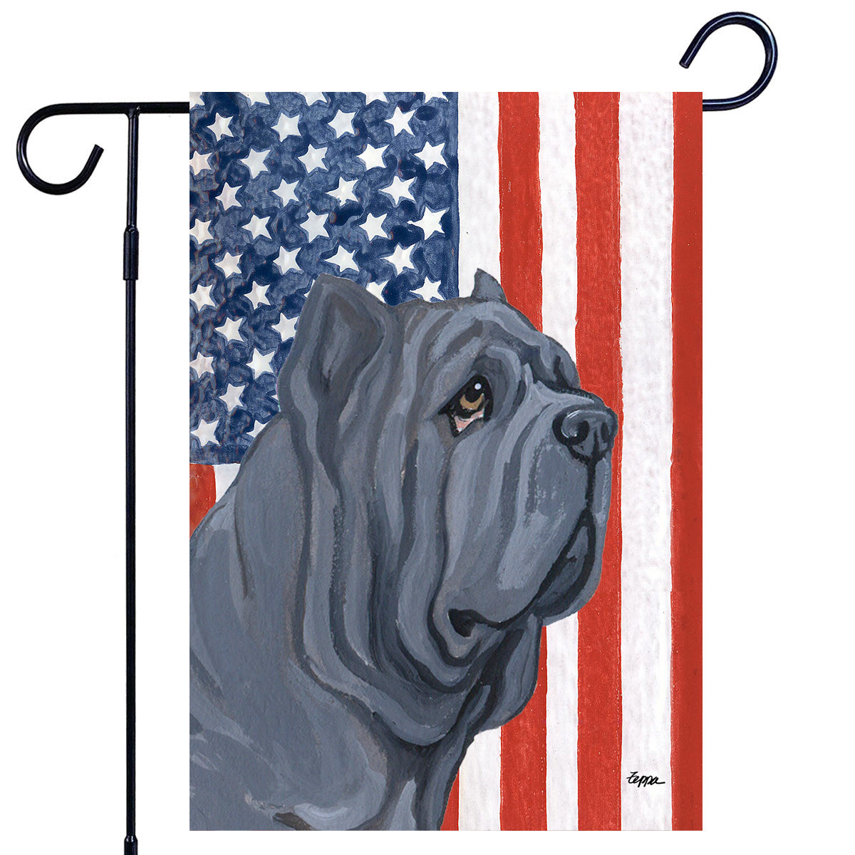 Neopolitan Mastiff Americana Garden Flag