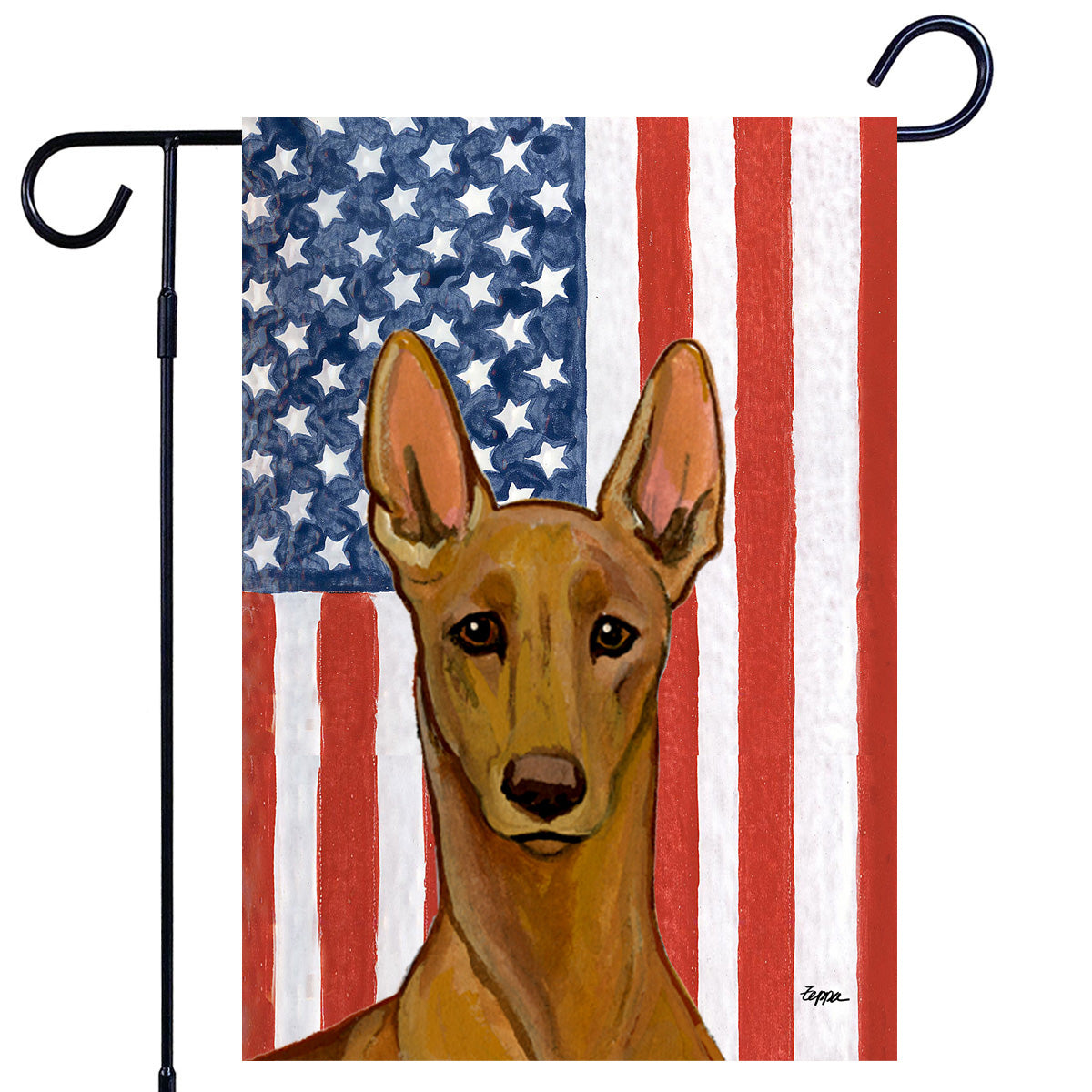 Pharaoh Hound Americana Garden Flag