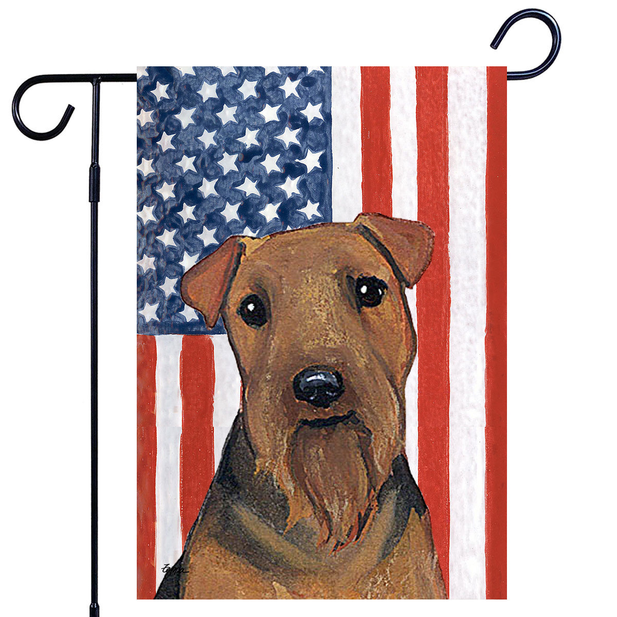 Welsh Terrier Garden Flag