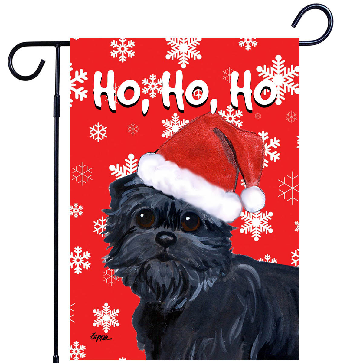 Affenpinscher Ho Ho Ho Garden Flag