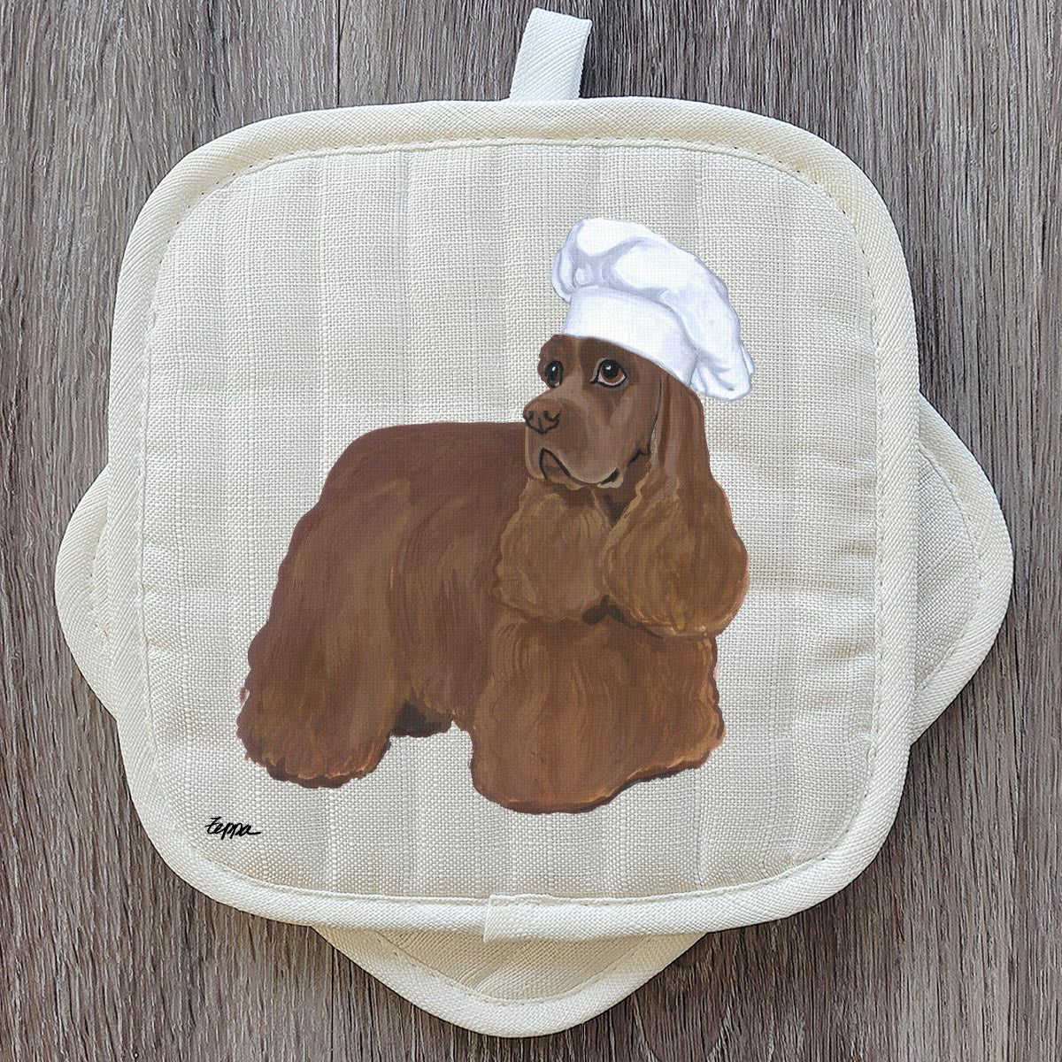 American Cocker Spaniel Pot Holder Set