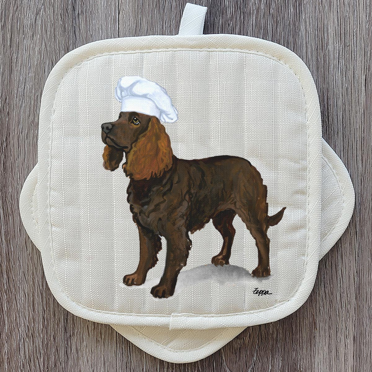 American Water Spaniel Pot Holders