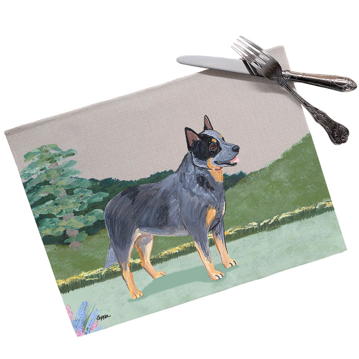 Australian Cattle Dog Scenic Placemats
