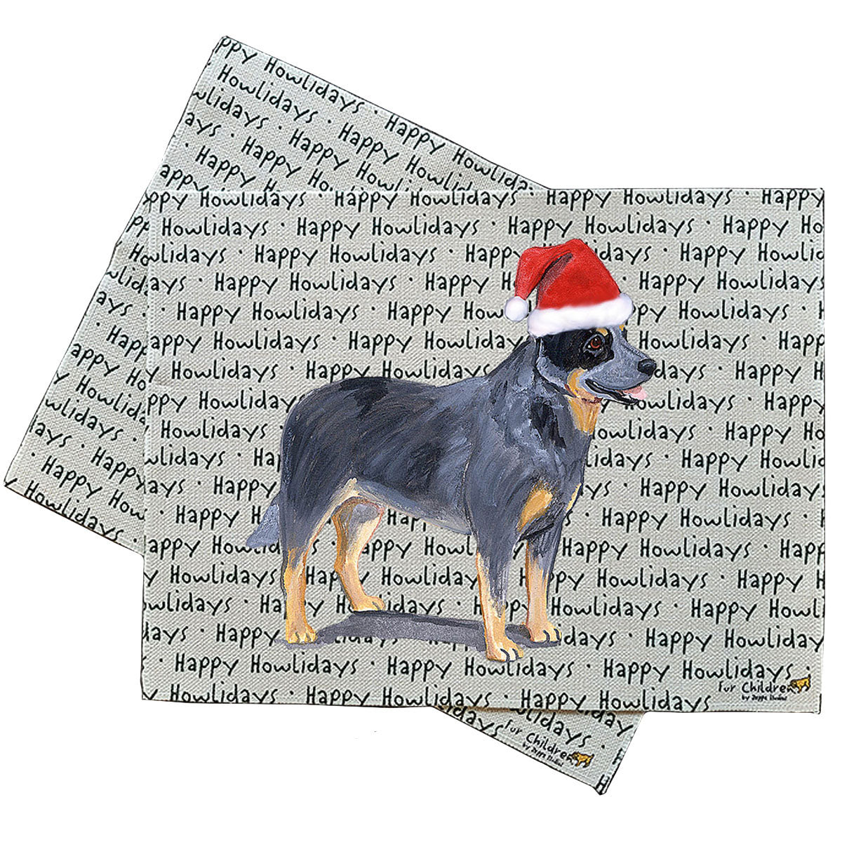 Australian Cattle Dog Howliday Placemats