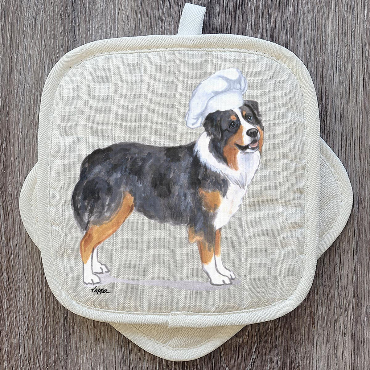 Australian Shepherd Pot Holders