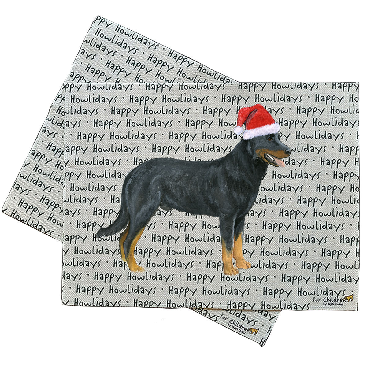 Beauceron Howliday Placemats