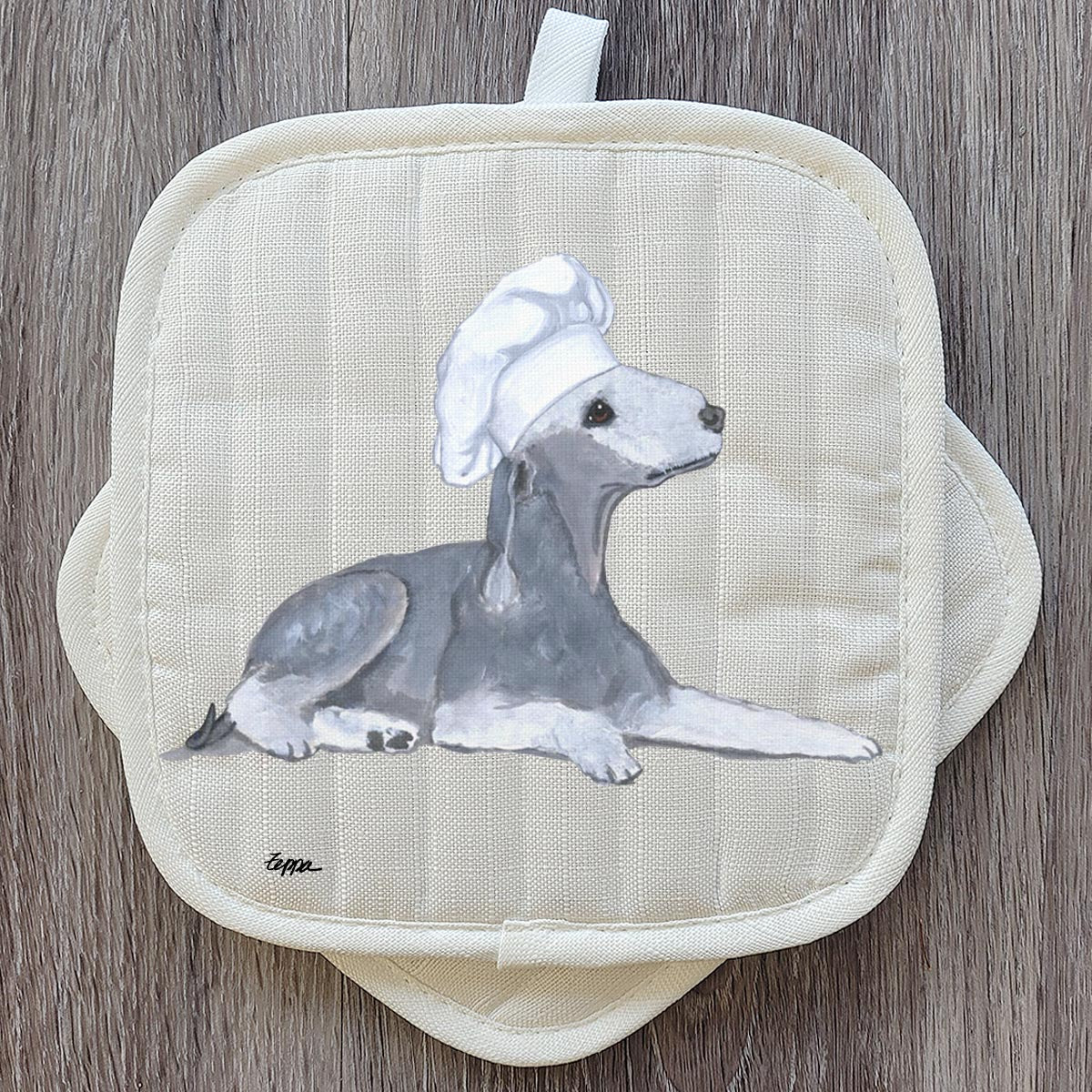 Bedlington Terrier Pot Holders