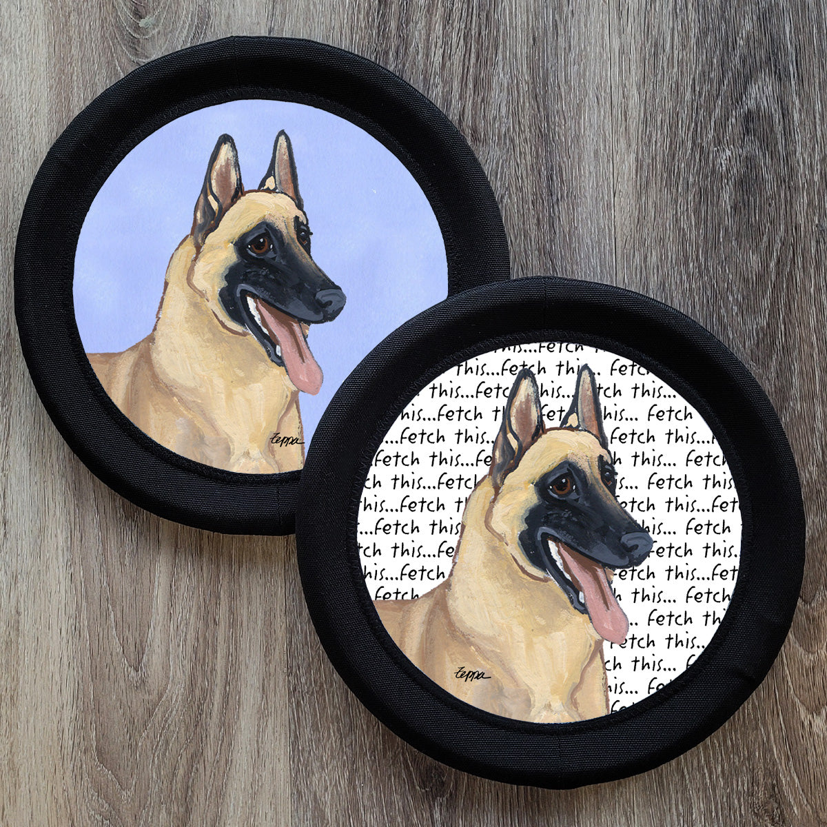 Belgian Malinois FotoFrisby Flying Disk Dog Toy