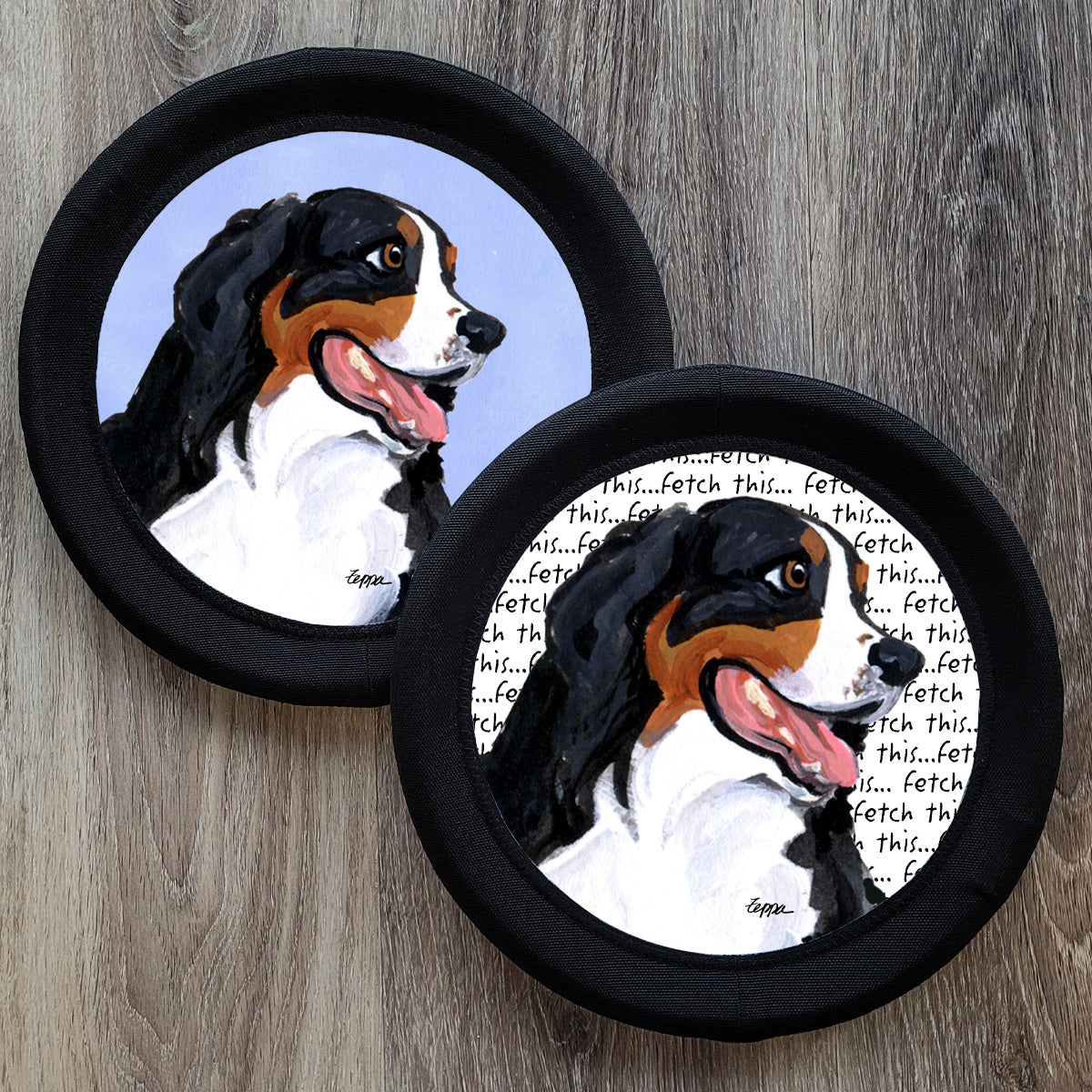 Bernese Mountain Dog FotoFrisby Flying Disk Dog Toy