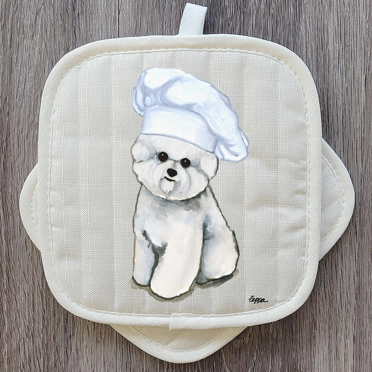 Bichon Frise Pot Holders