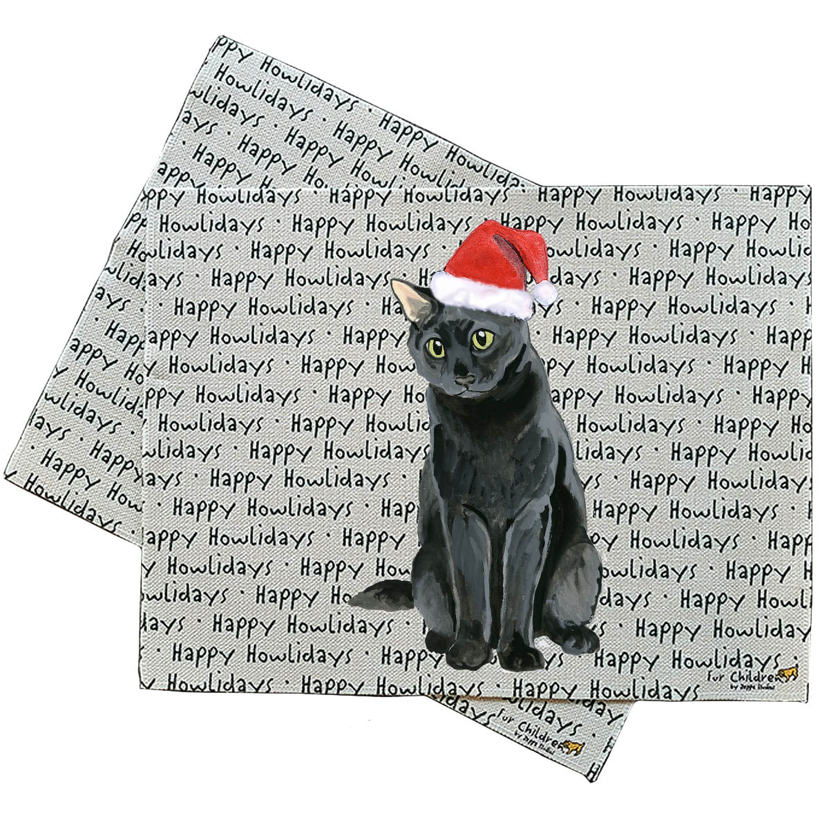 Black Cat Howliday Placemats