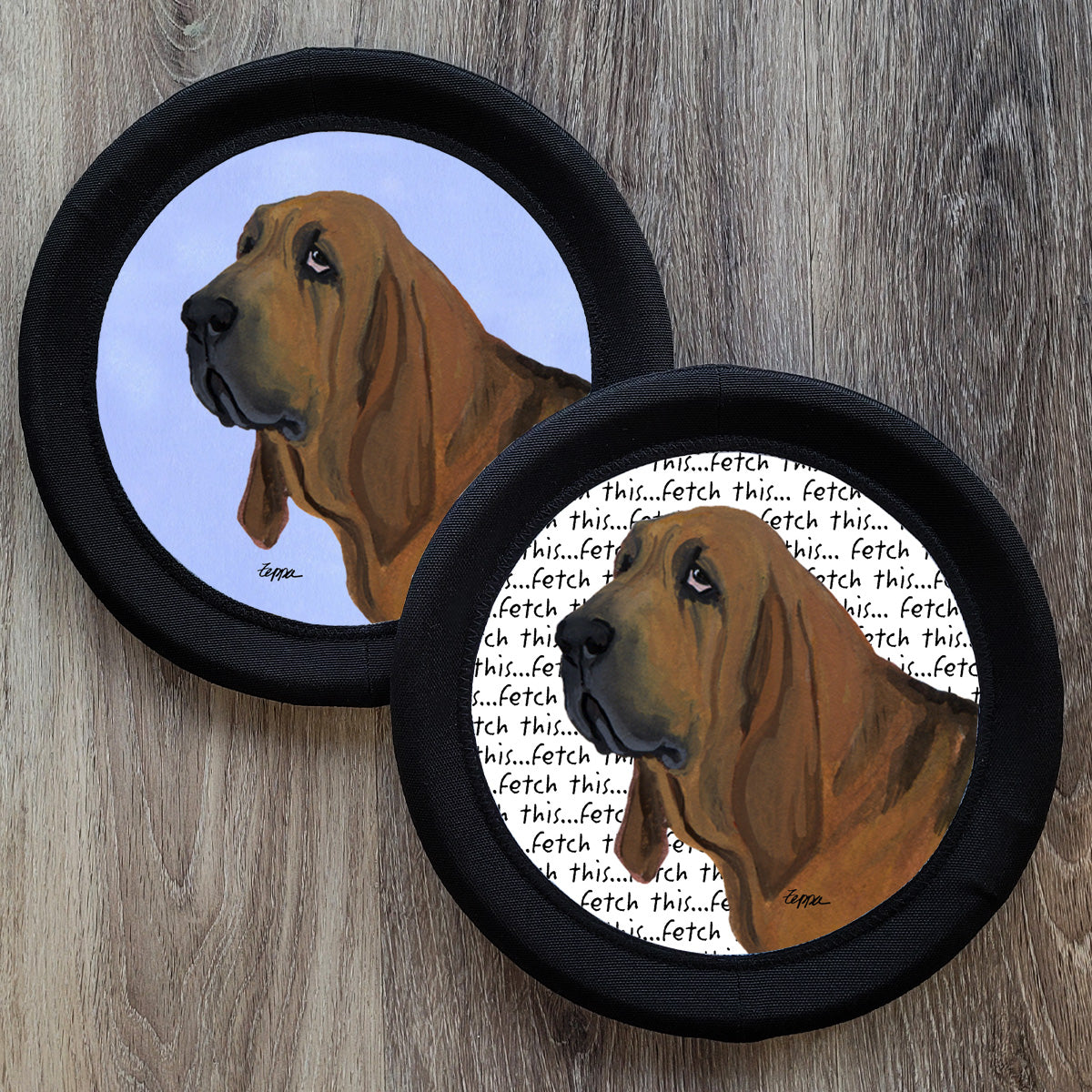 Bloodhound FotoFrisby Flying Disk Dog Toy