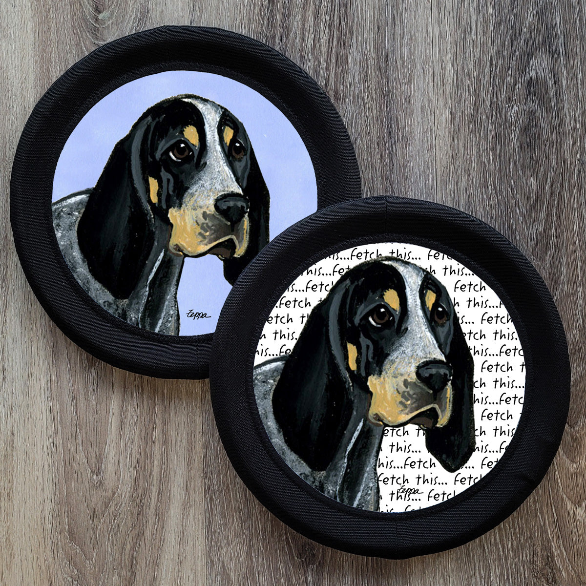 Bluetick Coonhound FotoFrisby Flying Disk Dog Toy