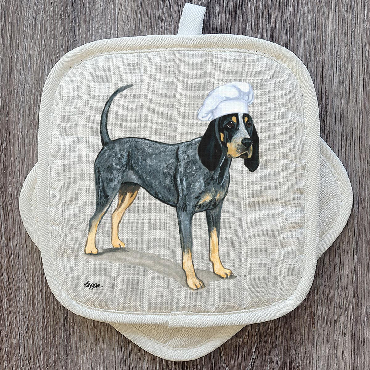 Bluetick Coonhound Pot Holders