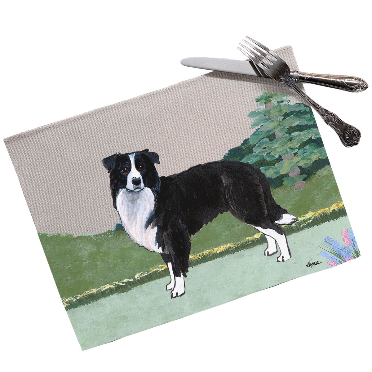 Border Collie Scenic Placemats