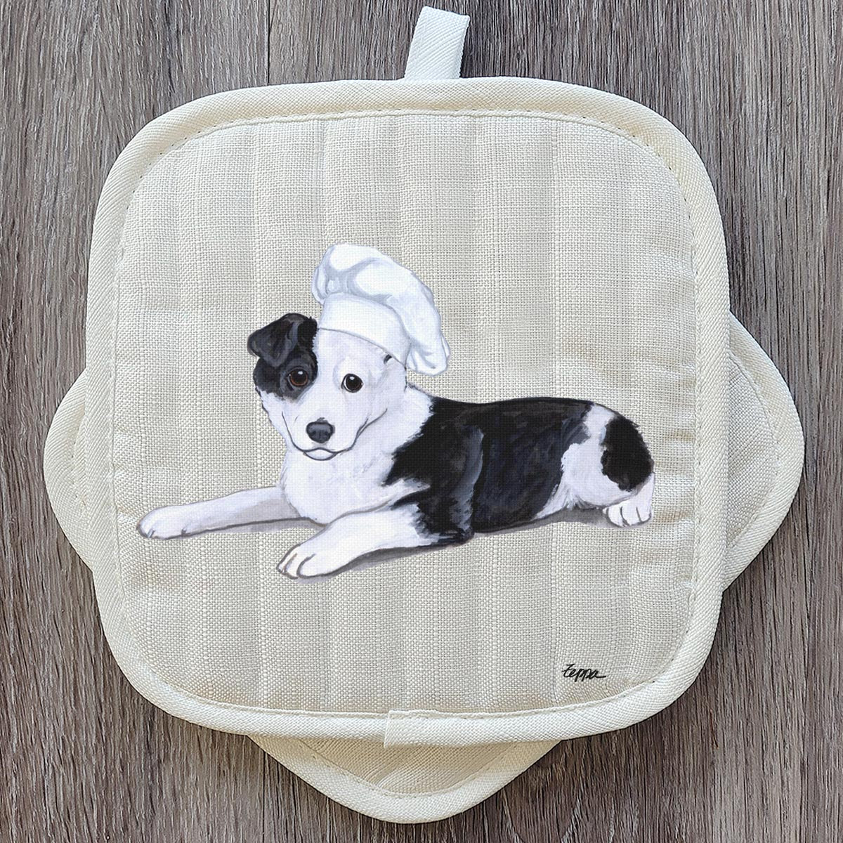 Border Collie Puppy Pot Holders