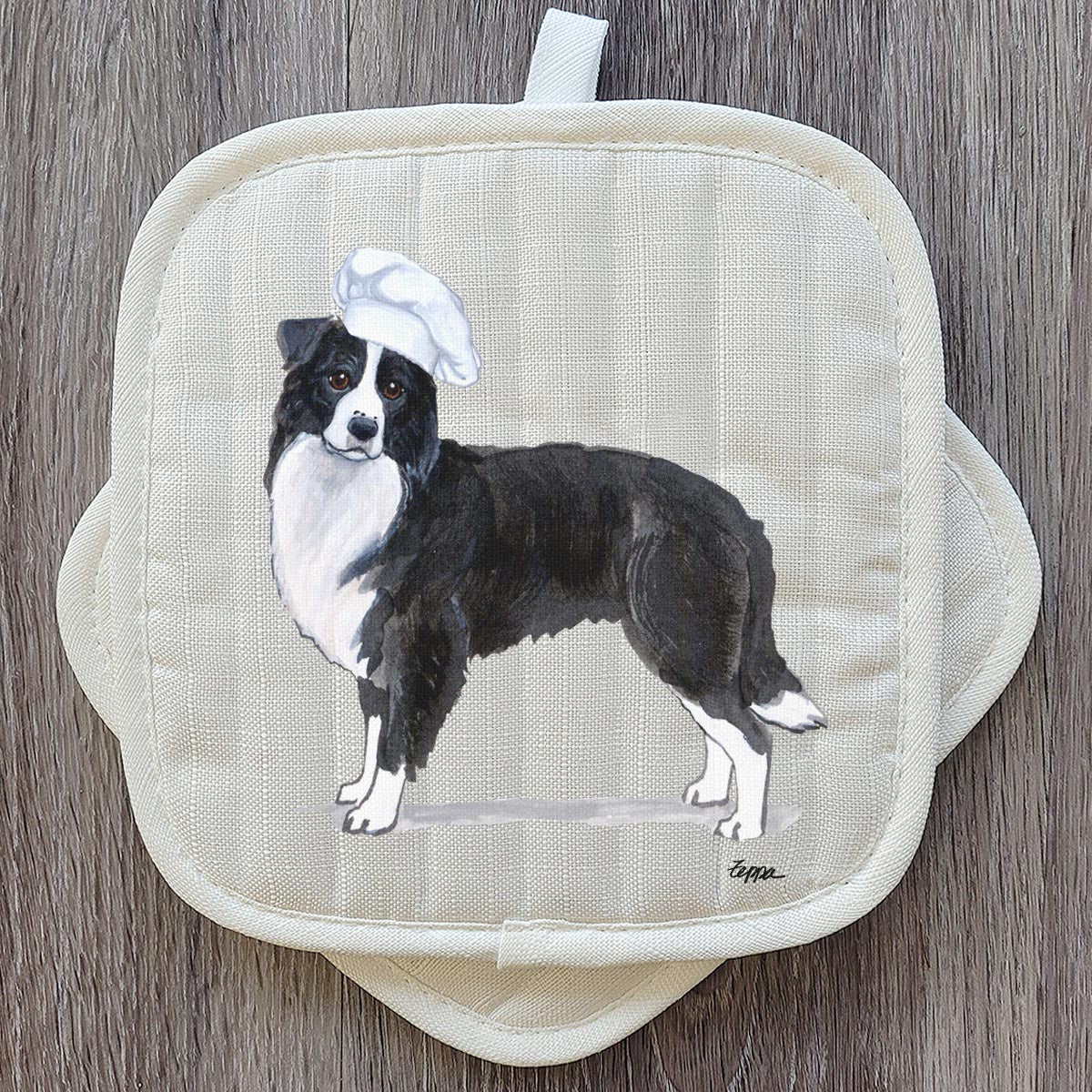 Border Collie Pot Holders