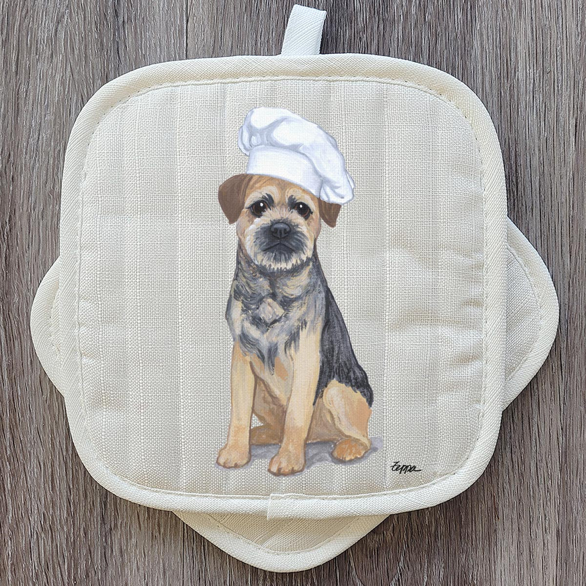 Border Terrier Pot Holders