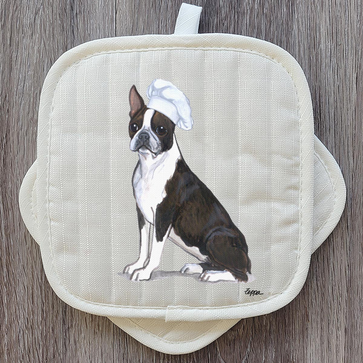 Boston Terrier Pot Holders