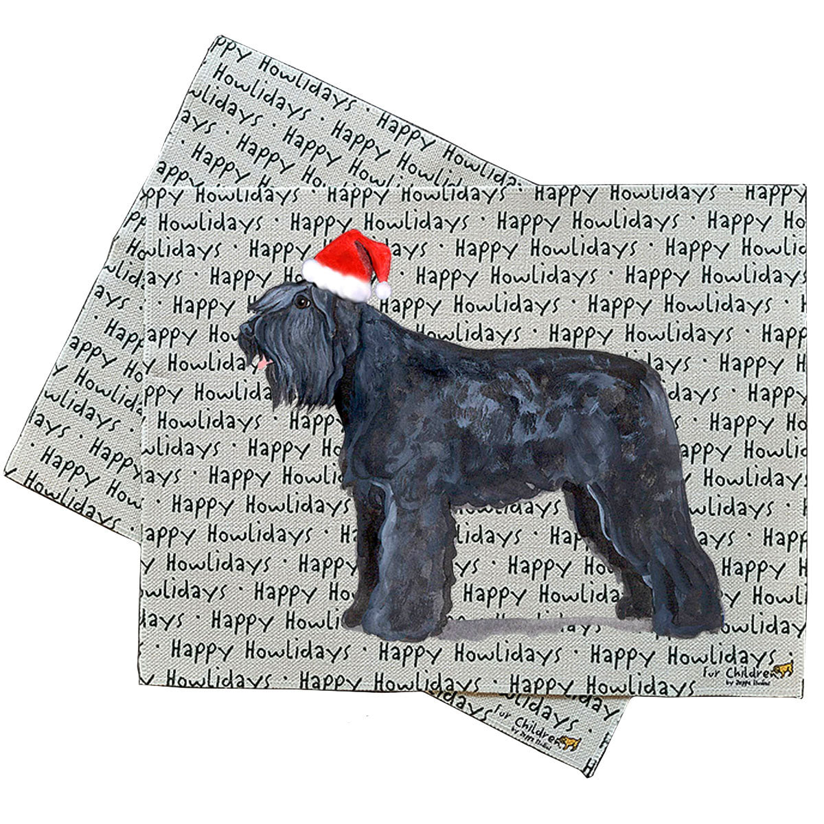 Bouvier Howliday Placemats