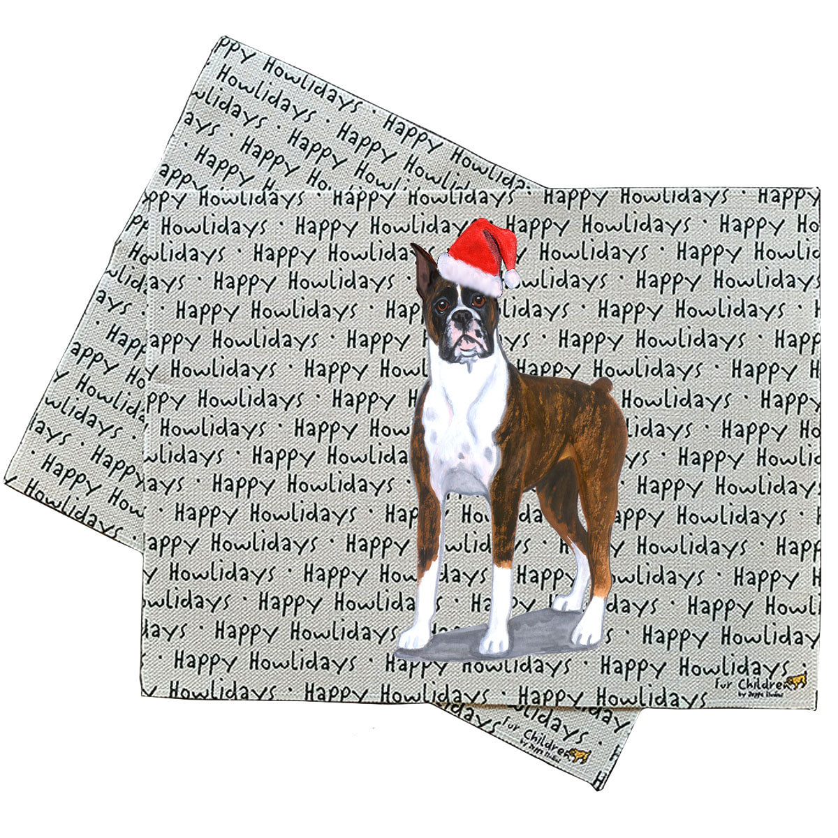 Boxer Howliday Placemats