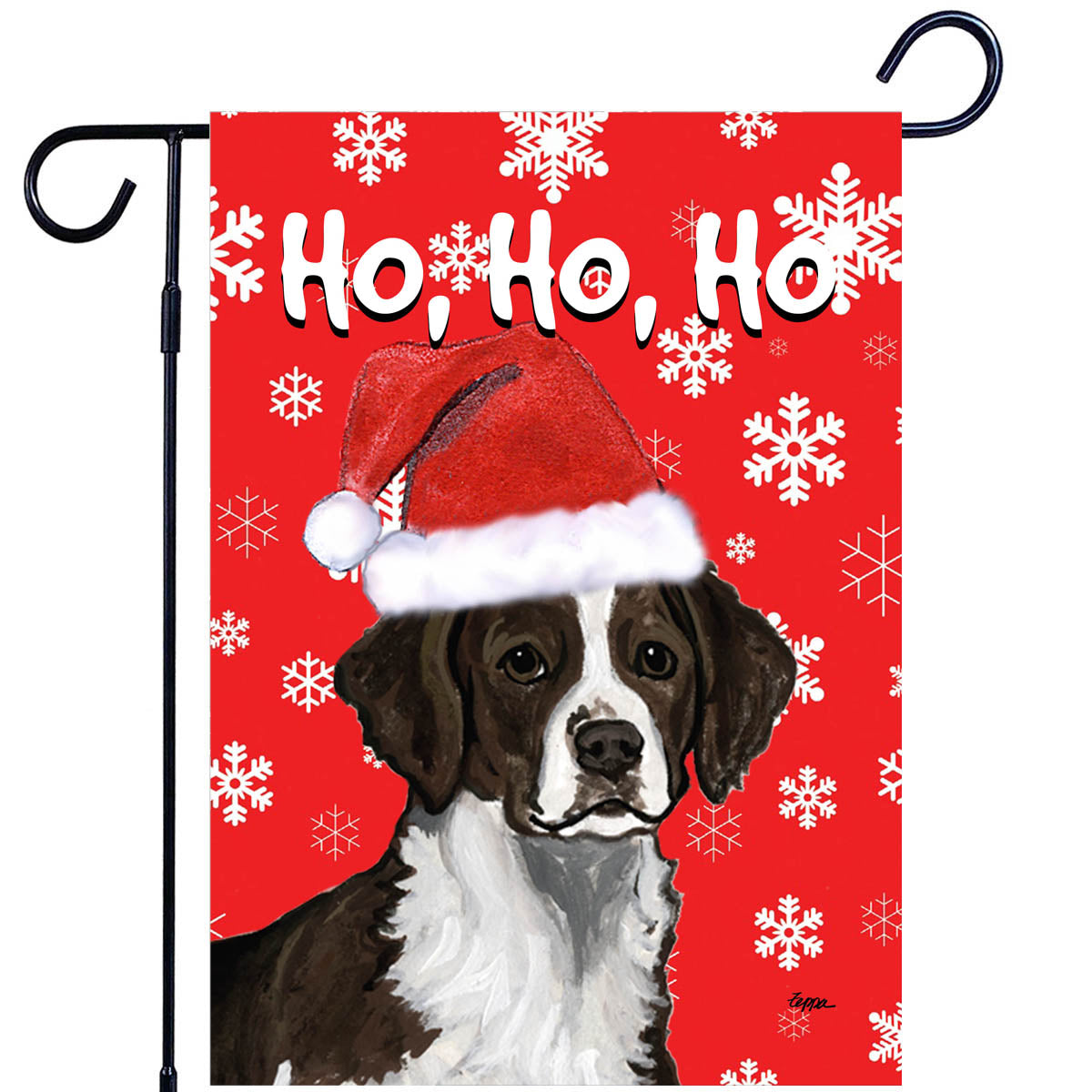 Brittany Ho Ho Ho Garden Flag