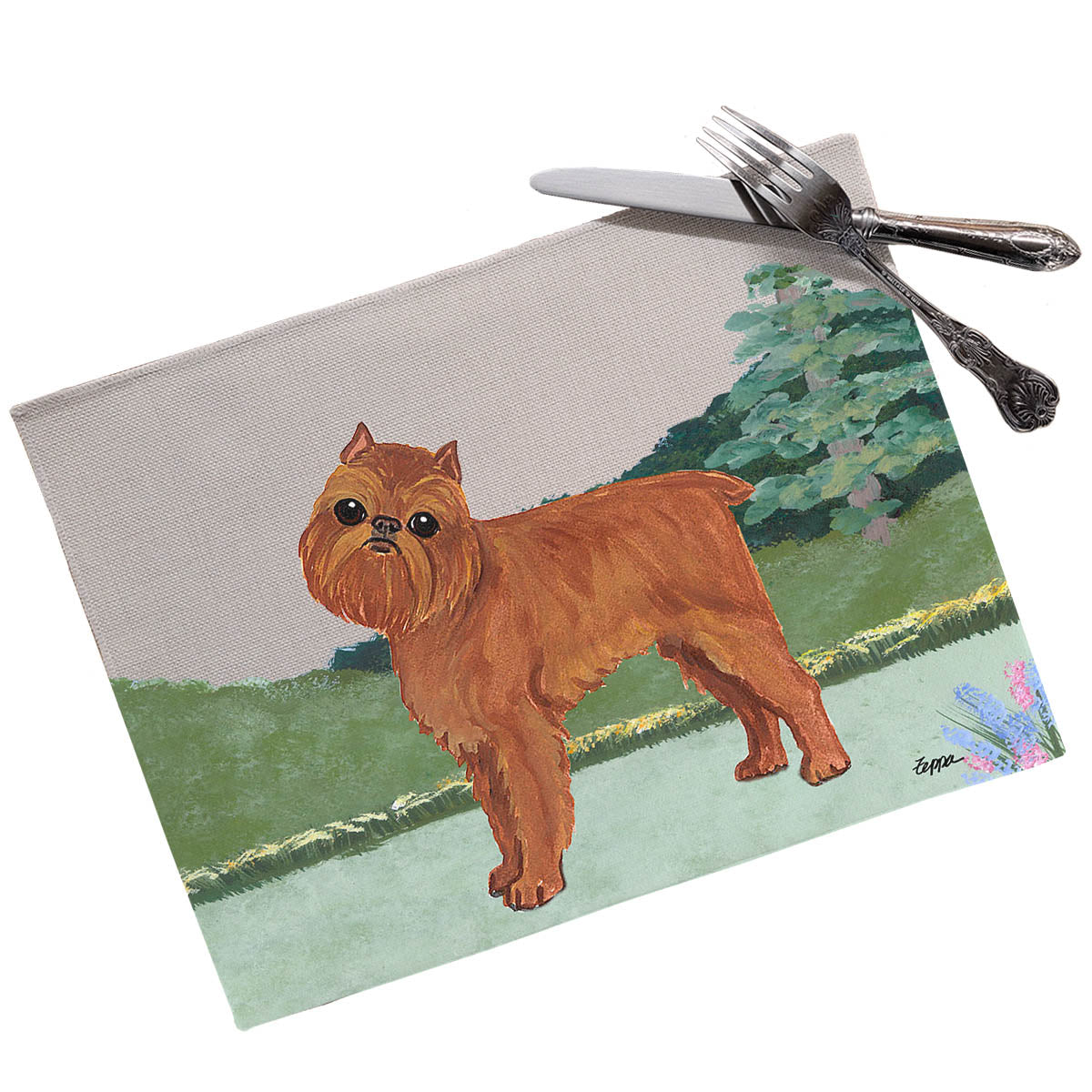 Brussels Griffon Scenic Placemats