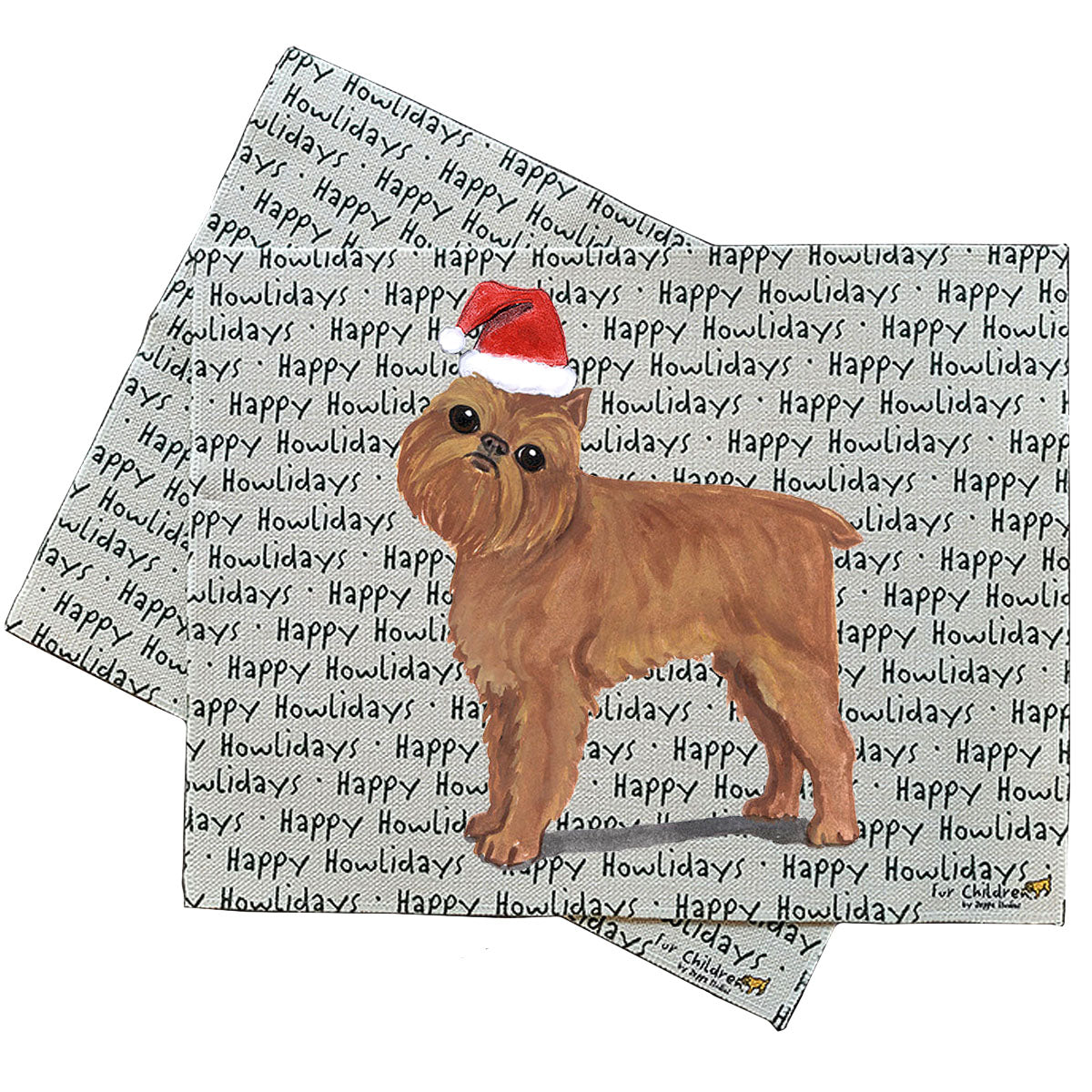 Brussels Griffon Howliday Placemats