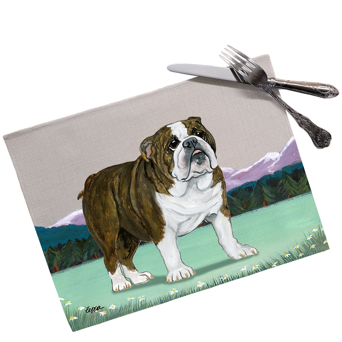 Bulldog Scenic Placemats