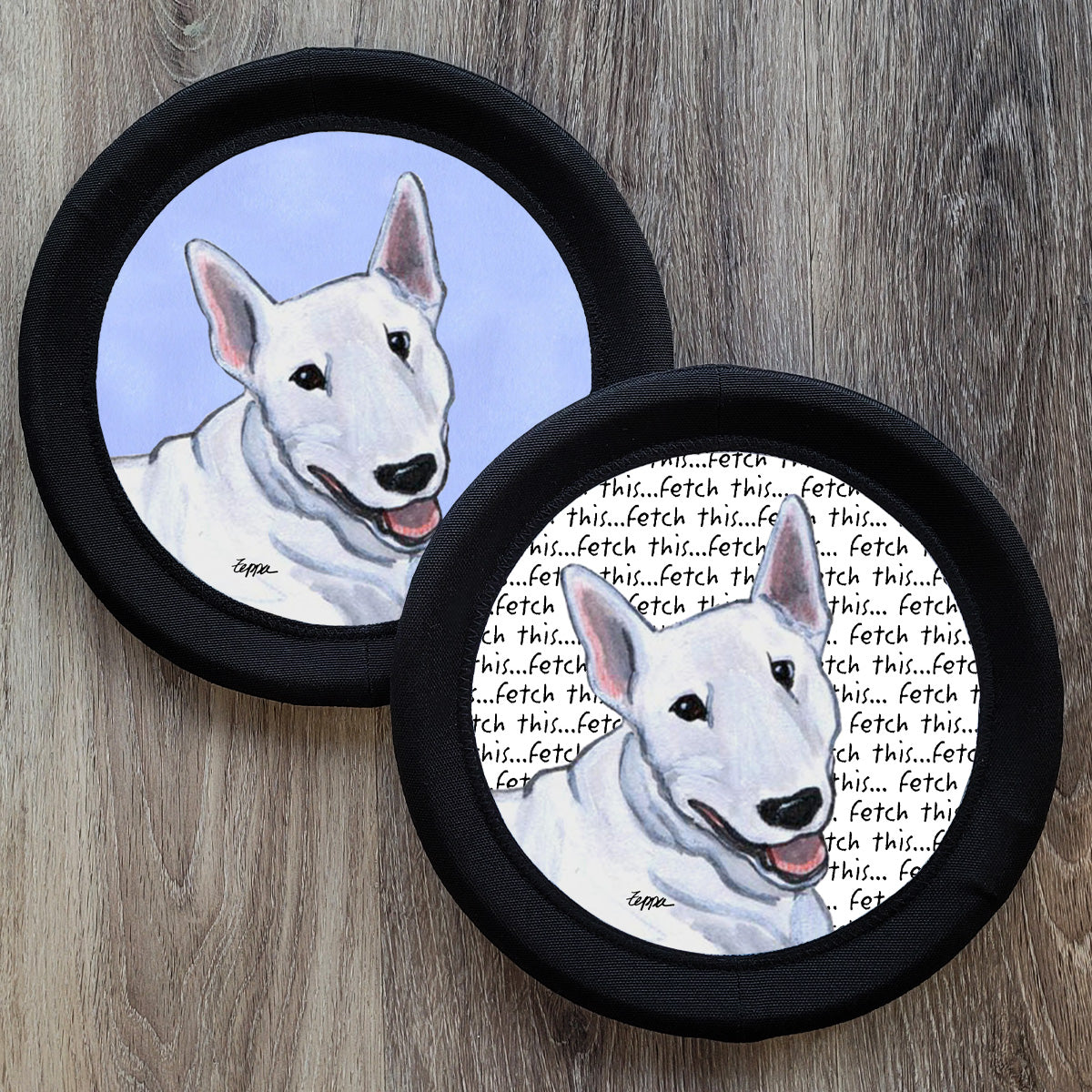 Bull Terrier FotoFrisby Flying Disk Dog Toy