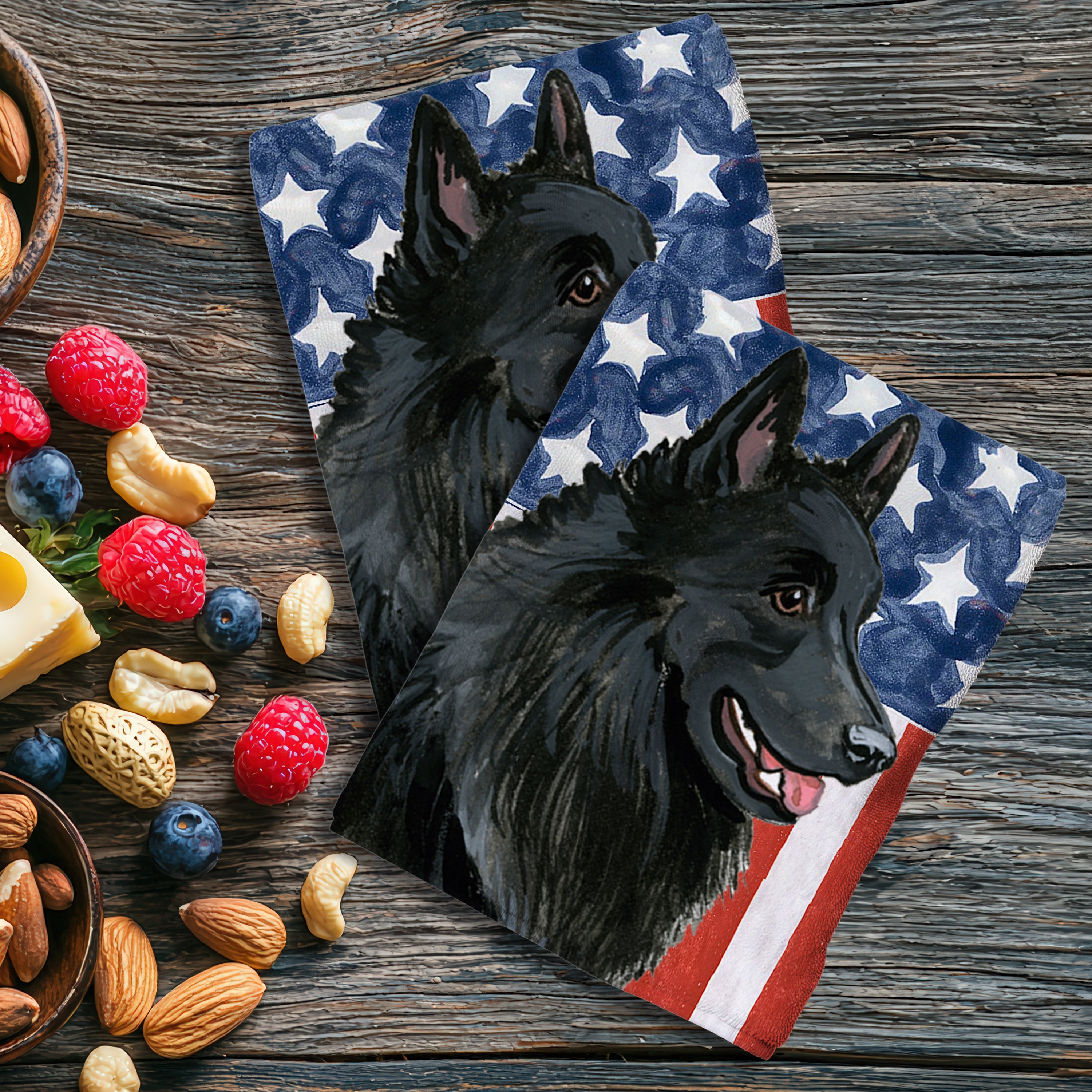 Belgian Shepherd Americana Kitchen Towel Set