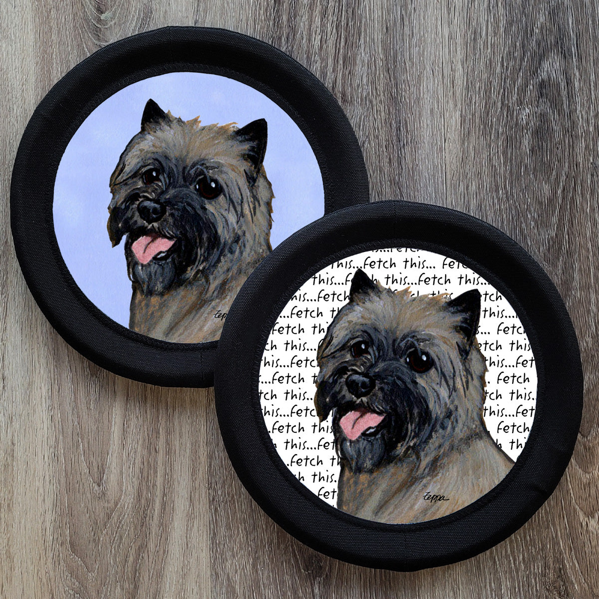 Cairn Terrier FotoFrisby Flying Disk Dog Toy