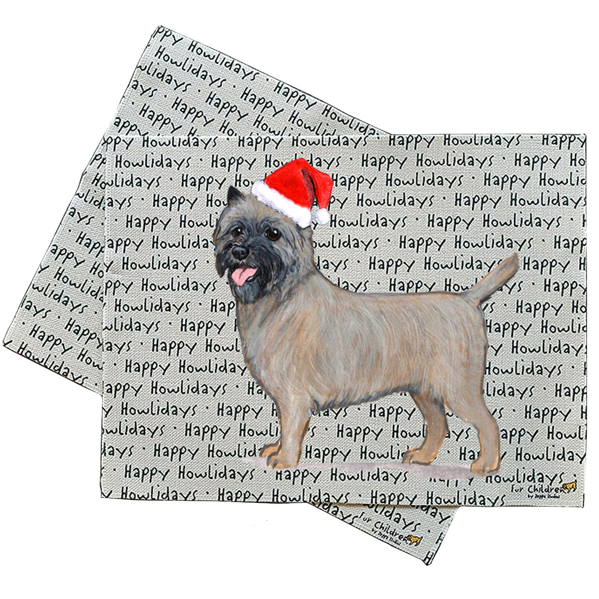 Cairn Terrier Howliday Placemats