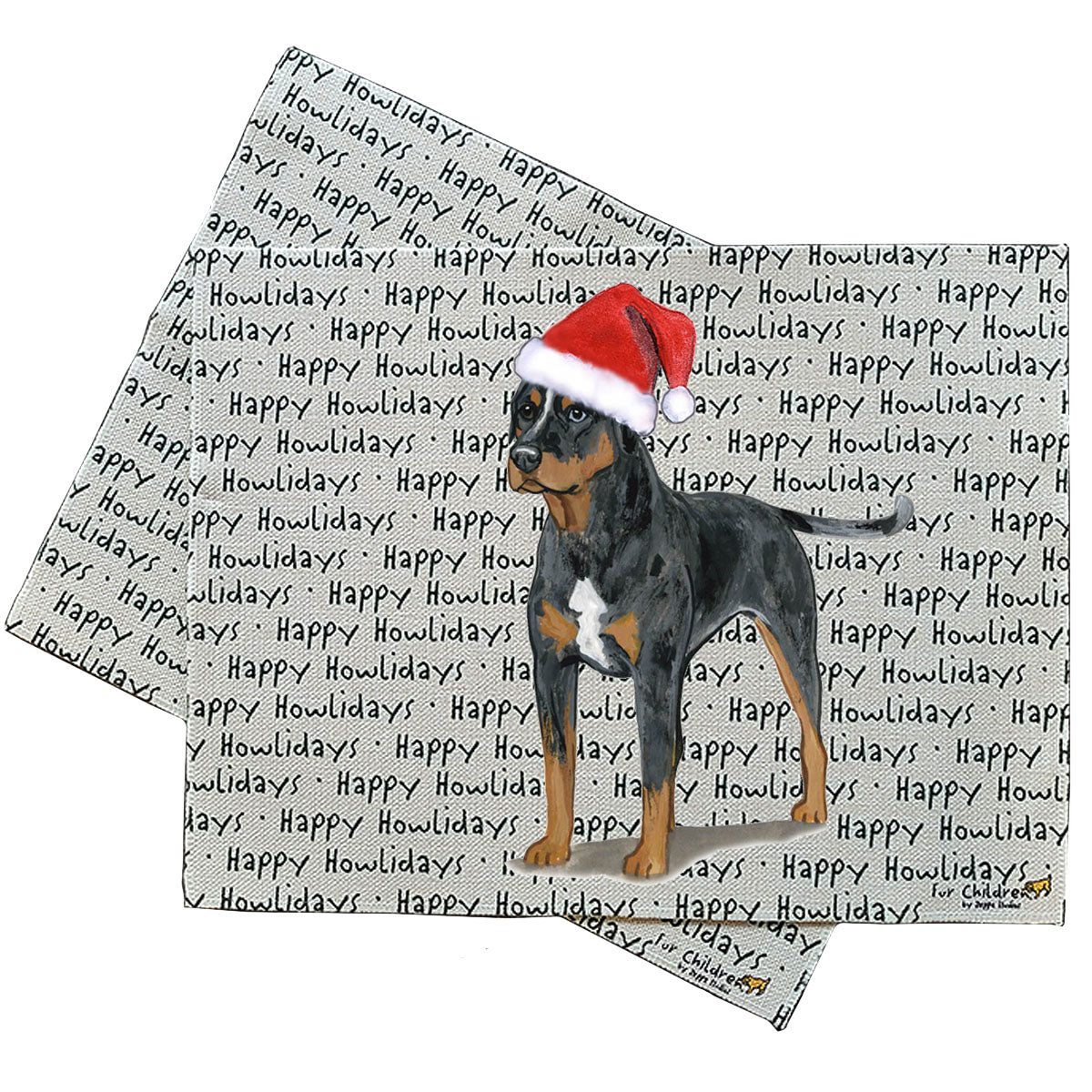 Catahoula Leopard Dog Howliday Placemats
