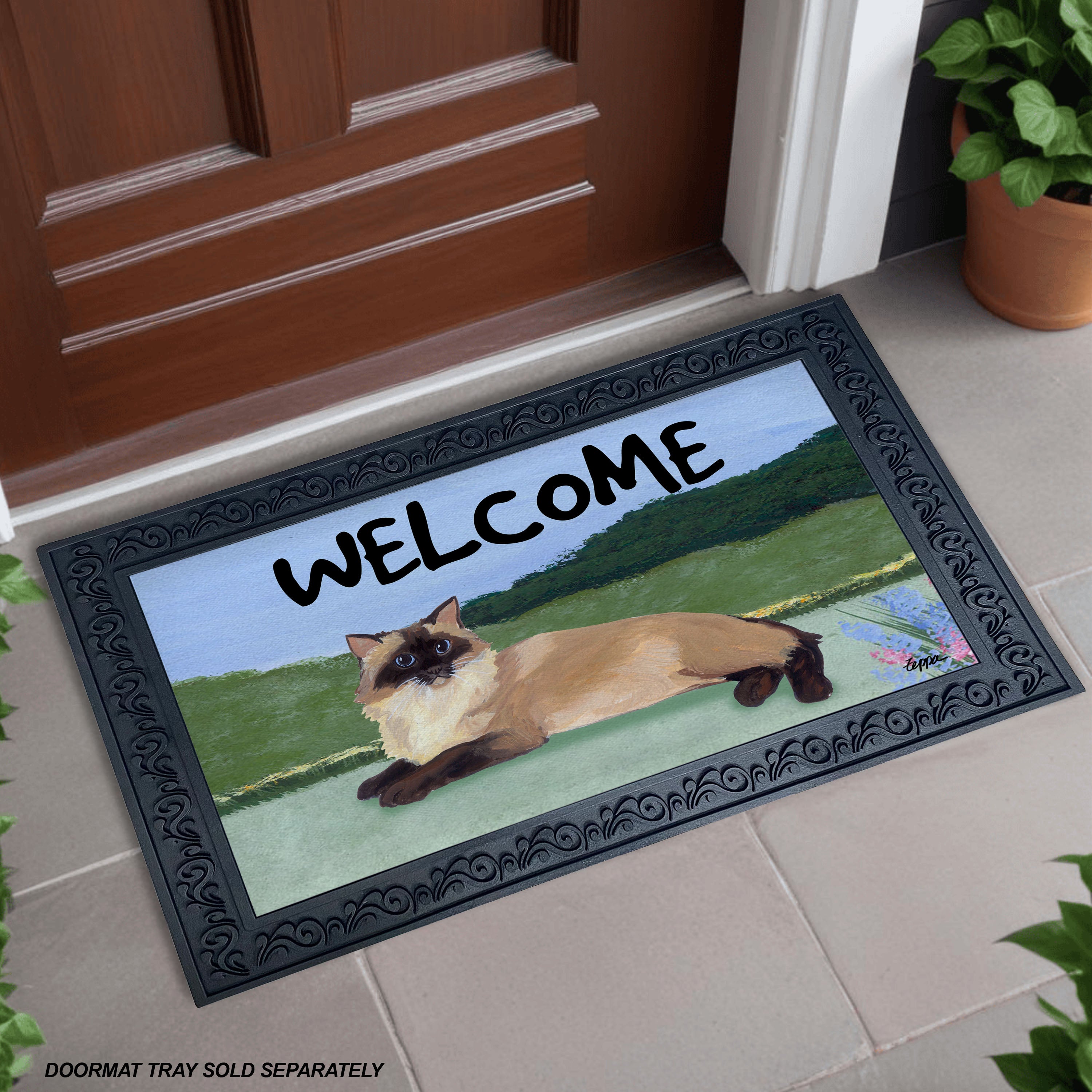 Rag Doll Cat Welcome Mat