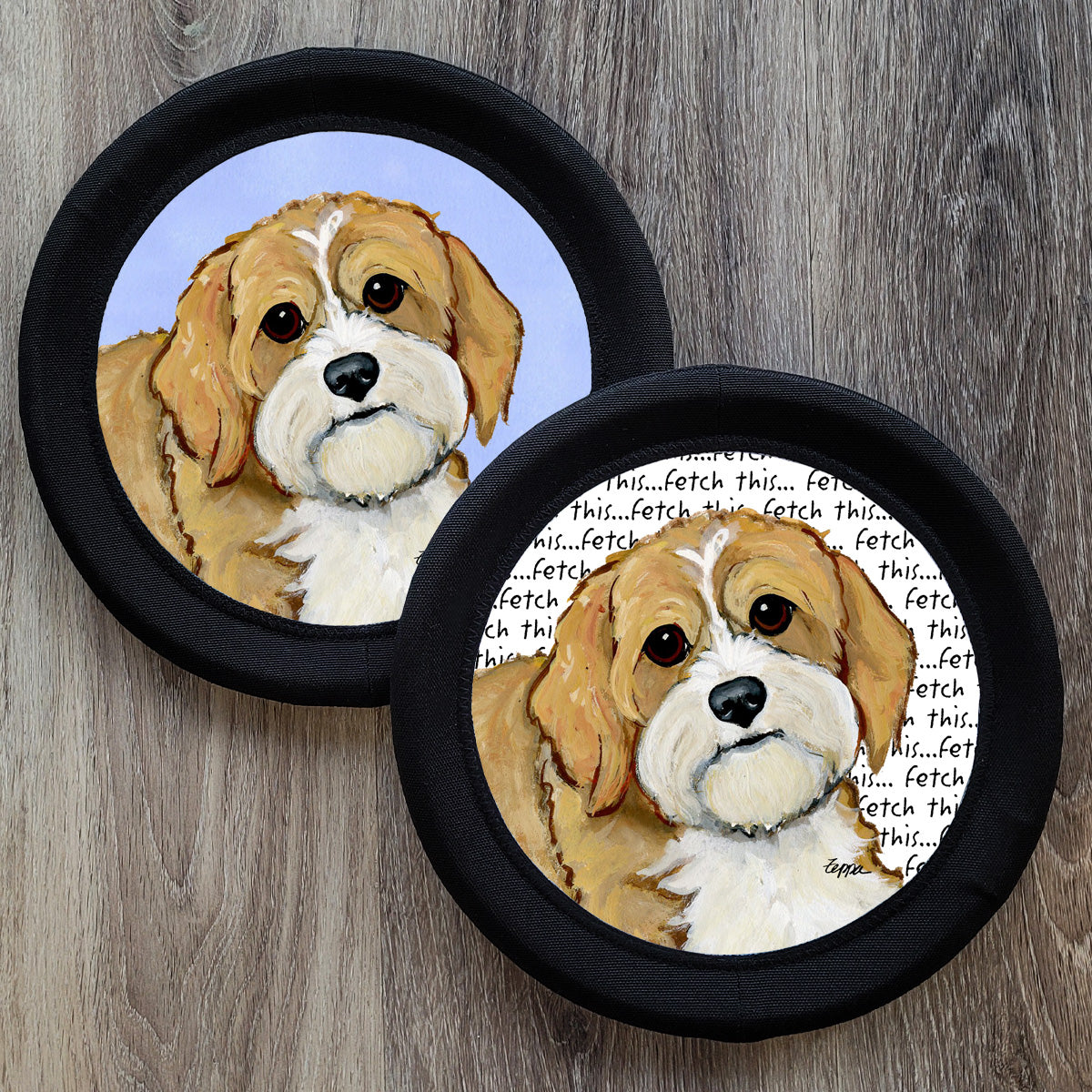 Cavapoo FotoFrisby Flying Disk Dog Toys