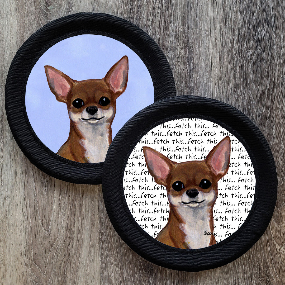Chihuahua FotoFrisby Flying Disk Dog Toy