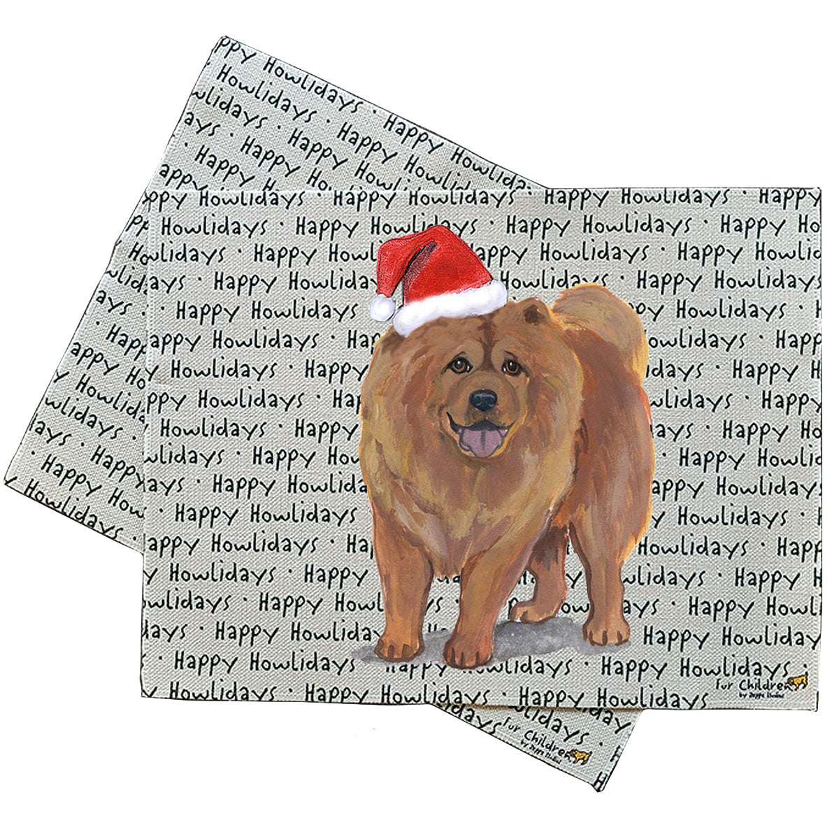 Chow Chow Howliday Placemats