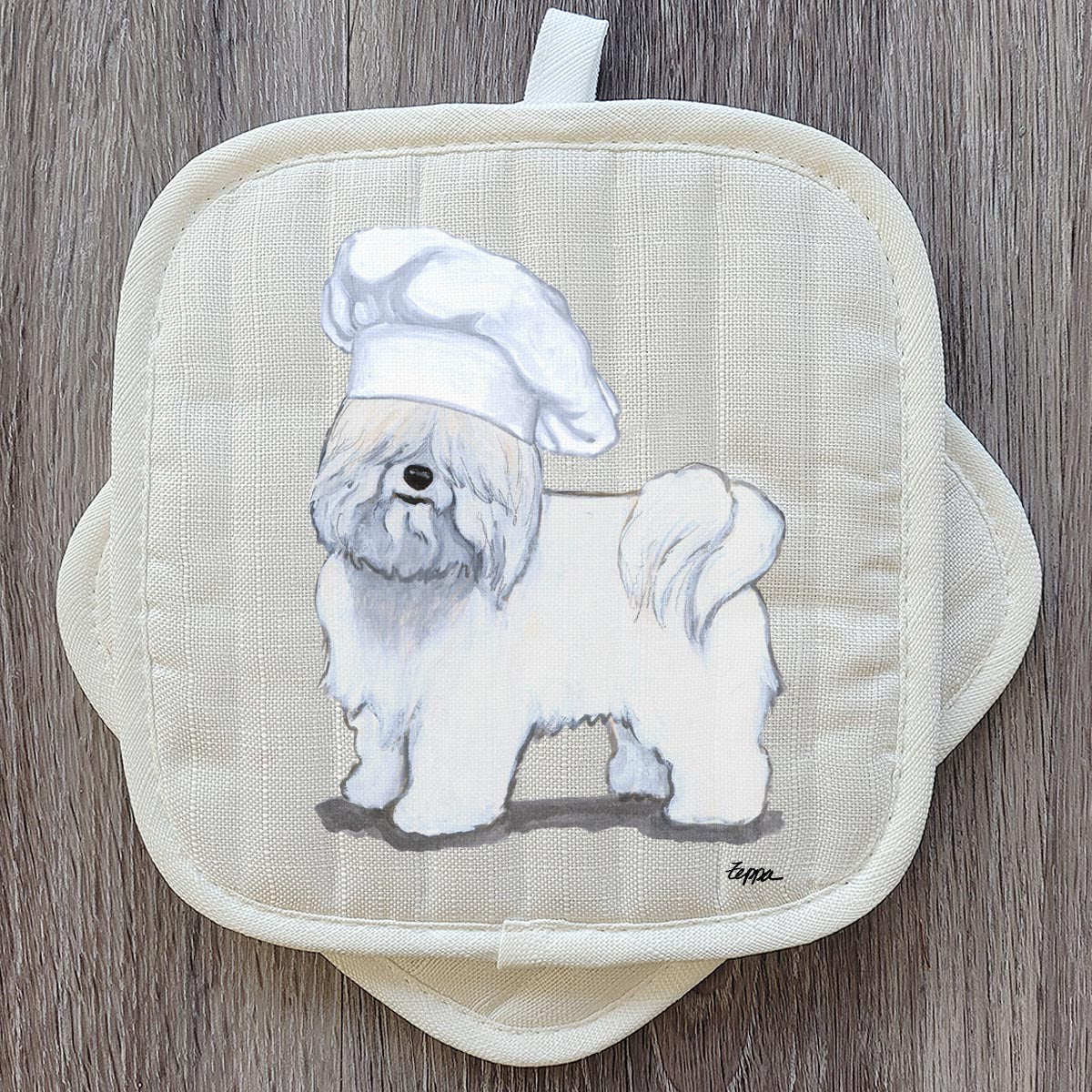 Coton Du Tulear Pot Holder Set